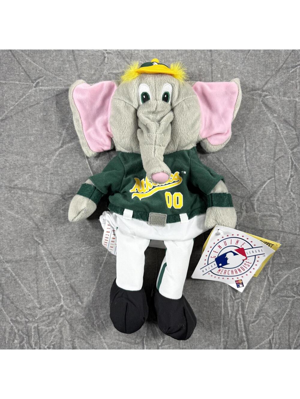 Okland A's Athletics Hand Puppet Stomper Elephant NEW